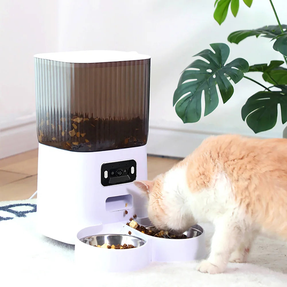 Smart Pet Feeder with Camera