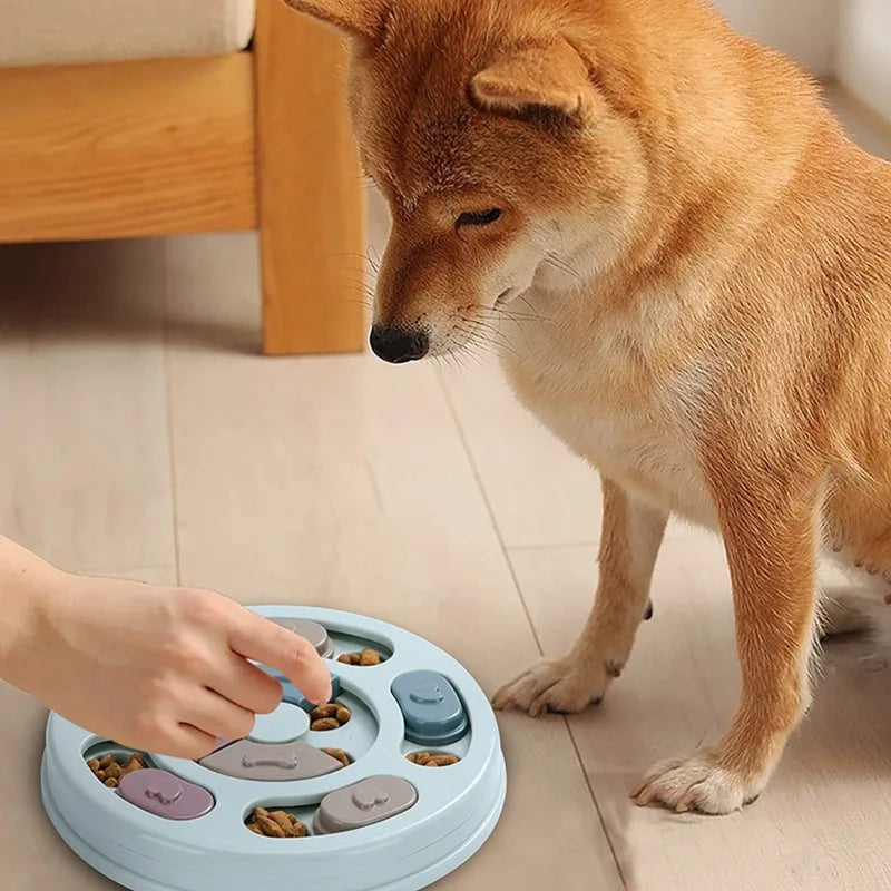 Interactive Dog Feeding Bowl